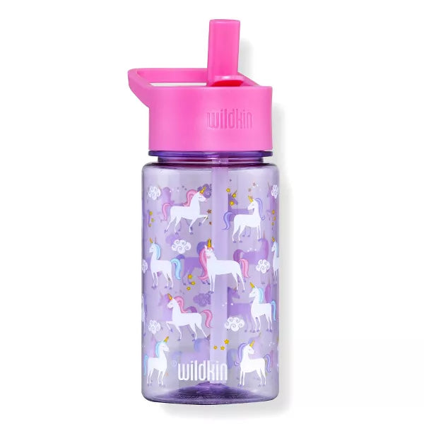 Wildkin 16 oz Tritan Plastic Water Bottle for Kids
