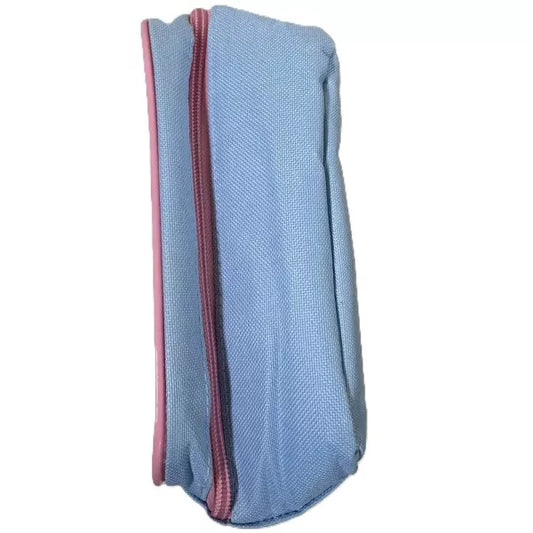 Bluey with Flowers and Butterfly Kids School Lunch Bag, Blue and Pink