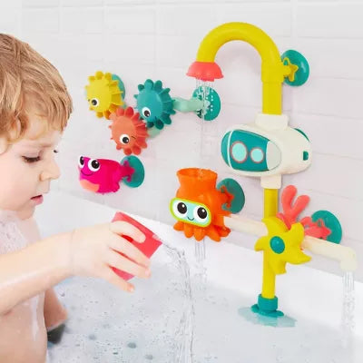 B. toys - Bath Pump Toy & Drip Cups - Wonder-Full Waterworks