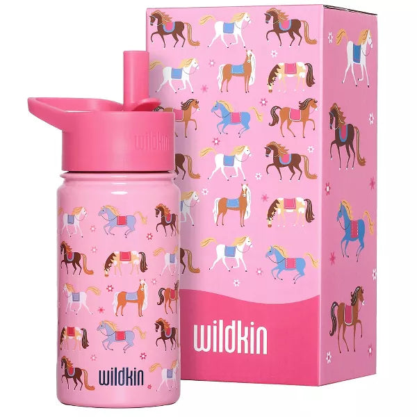 Wildkin 14 oz Stainless Steel Insulated Water Bottle for Kids