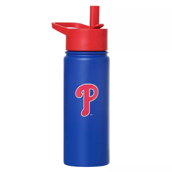 Wildkin MLB Major League Baseball 18 oz Insulated Stainless Steel Water Bottle BPA-Free, Leakproof, Insulated, Easy-Clean