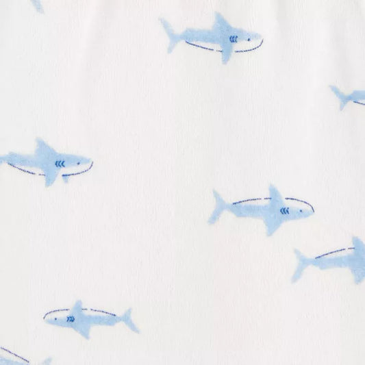 Carter's Just One You, Baby Shark Robe - Blue: Midweight Cotton Polyester Bath Wrap