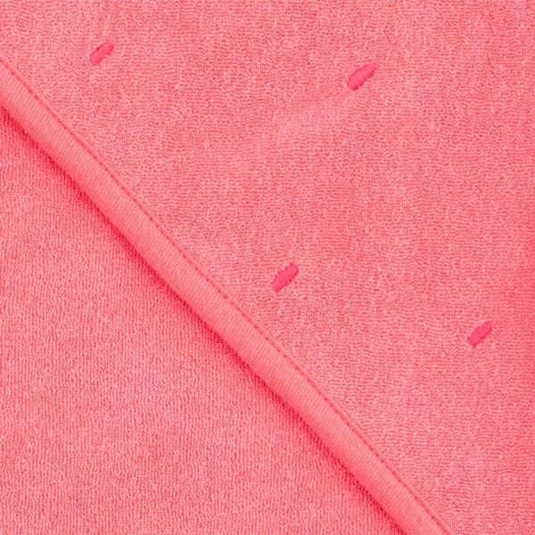 Carter's Just One You, Baby Strawberry 2pk Towel - Pink: Hooded Terry Cotton & Polyester, 29"x29"