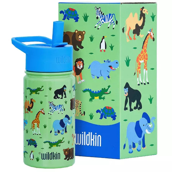 Wildkin 14 oz Stainless Steel Insulated Water Bottle for Kids