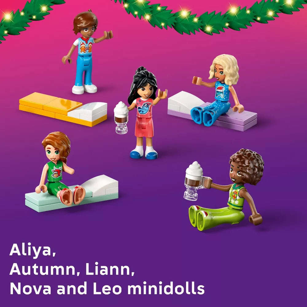 Image displaying text with lego pieces of a Seasonal toy set for kids