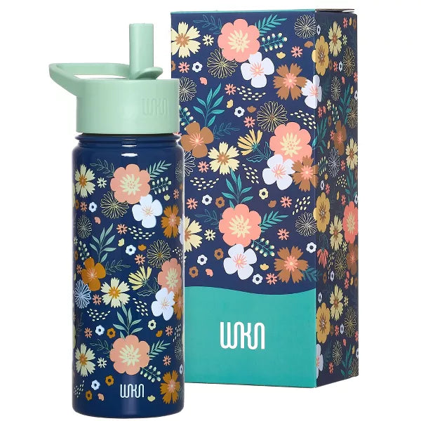 Wildkin 18 oz Stainless Steel Insulated Water Bottle for Kids