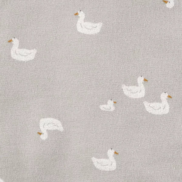 Carter's Just One You, Baby 2pk Duck Towel - Gray/White: Hooded Terry Towels, Cotton & Polyester, Animal Print, 29"x29"