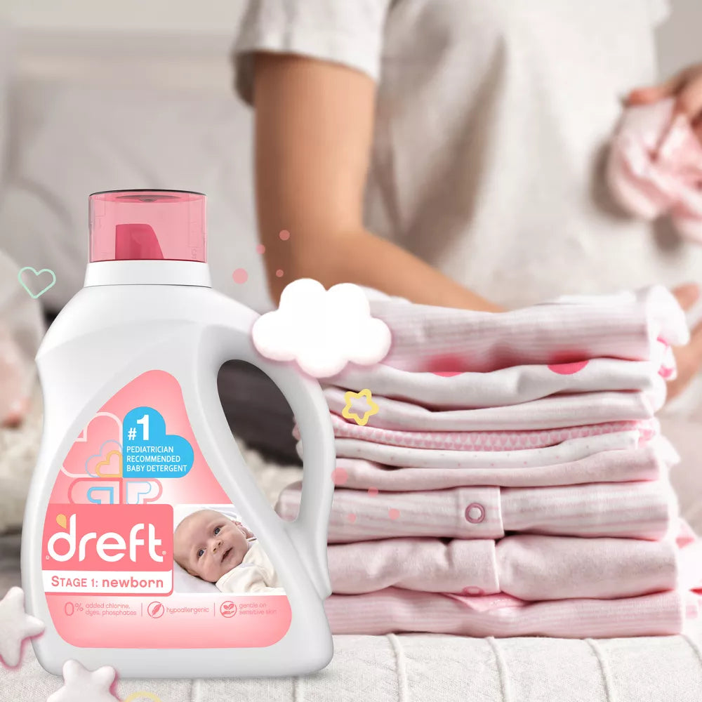 Dreft Liquid Newborn Laundry Detergent - 92 fl oz
