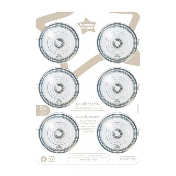 Tommee Tippee Natural Start Silicone Baby Bottle Nipples