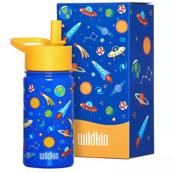 Wildkin 14 oz Stainless Steel Insulated Water Bottle for Kids