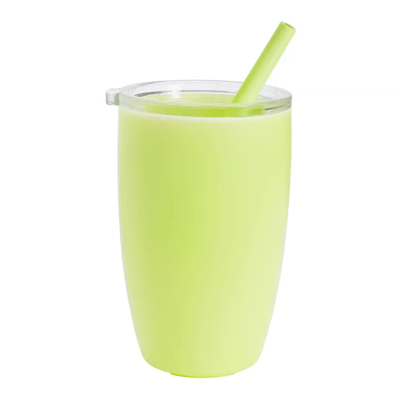 Munchkin Simple Clean Straw Tumbler Cup for Toddlers - Green 10oz