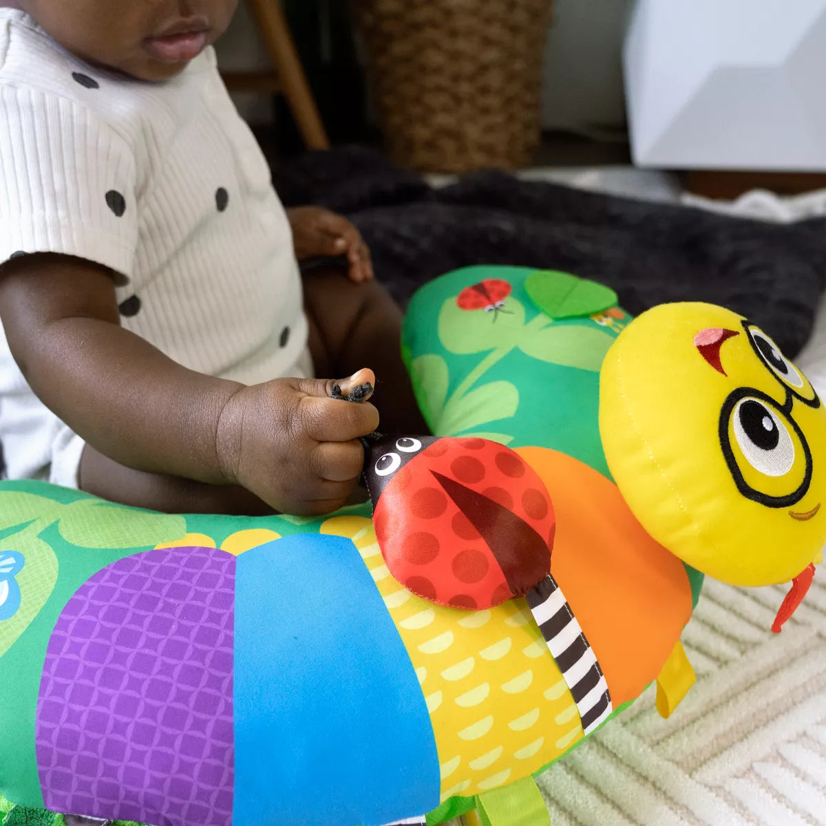 Baby Einstein Cal-a-Pillow Tummy Time Activity Pillow