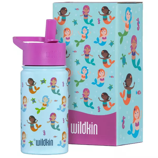 Wildkin 14 oz Stainless Steel Insulated Water Bottle for Kids
