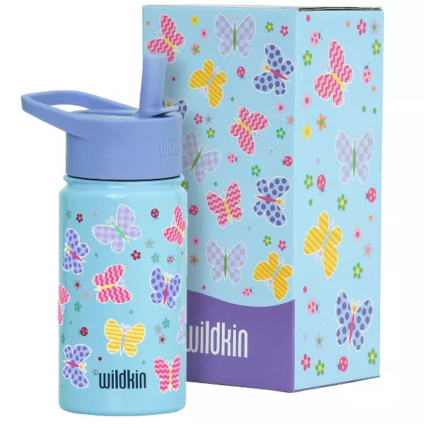Wildkin 14 oz Stainless Steel Insulated Water Bottle for Kids