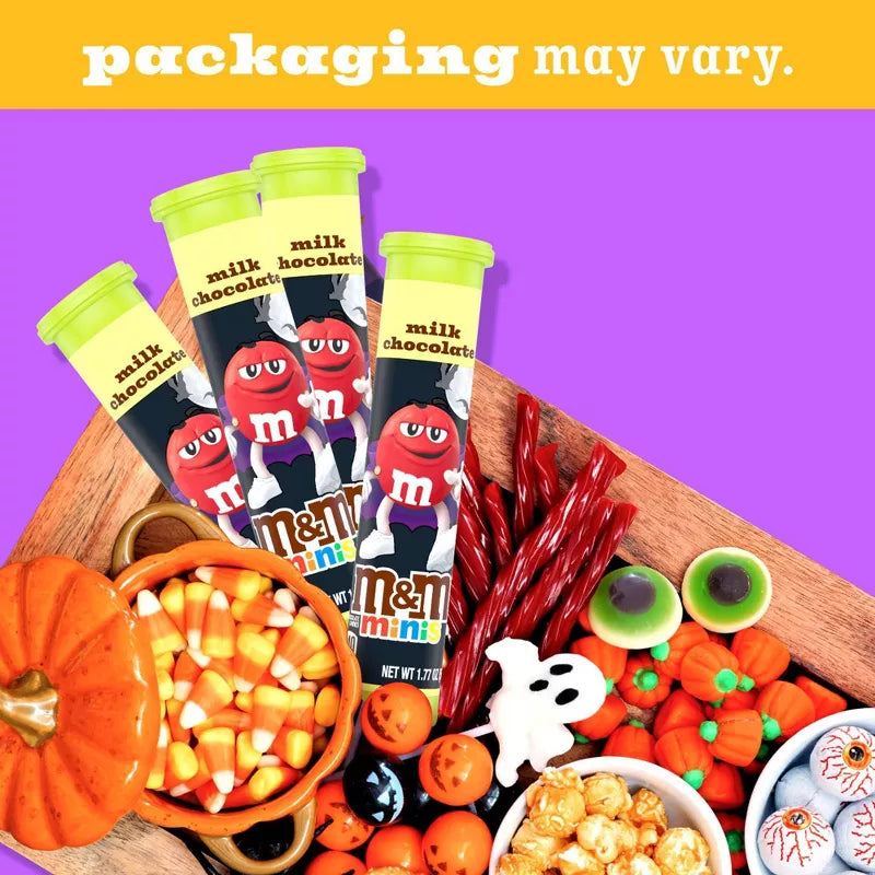 M&M's Minis Halloween Milk Chocolate Candies Tube - 1.77oz