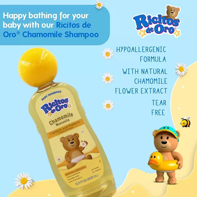 Grisi Ricitos De Oro Manzanilla Baby Shampoo 13.5 fl oz