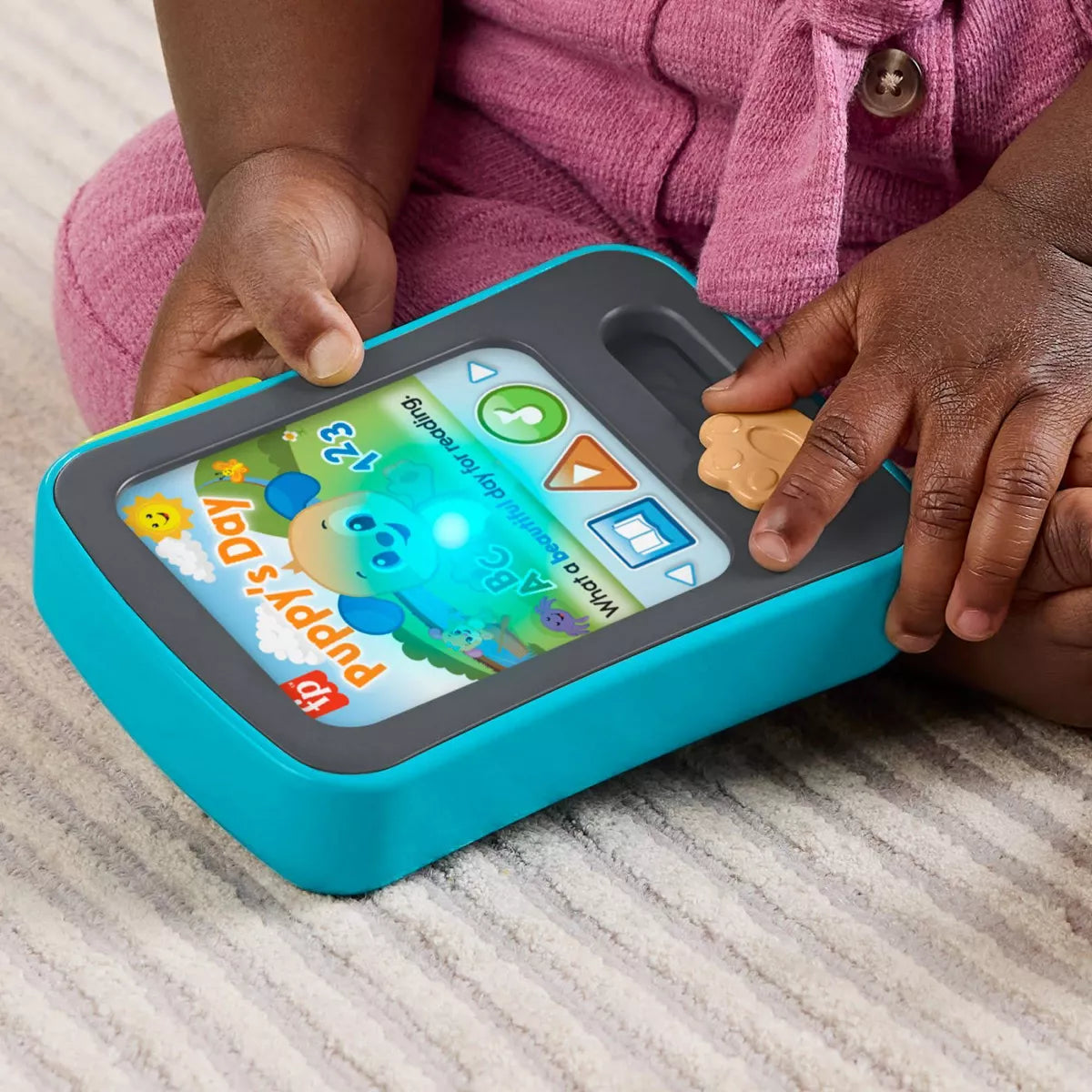 Fisher-Price Laugh & Learn Puppy's Storytime Reader Baby Electronic Learning Toy with Music & Lights