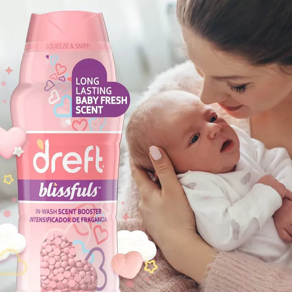 Dreft Blissfuls Baby Fresh Scent In-Wash Scent Booster Beads