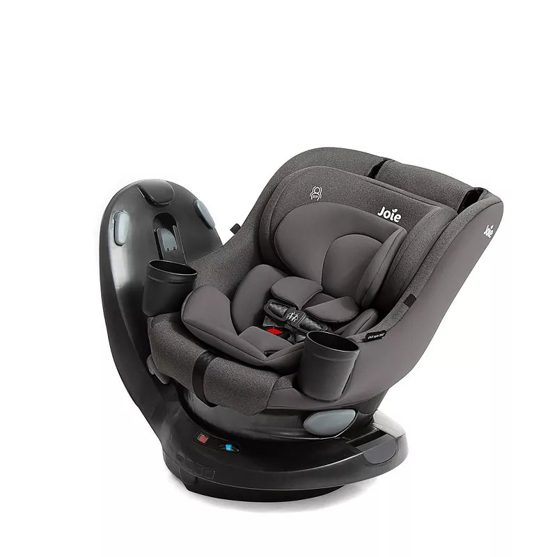 Gray car seat on a white background