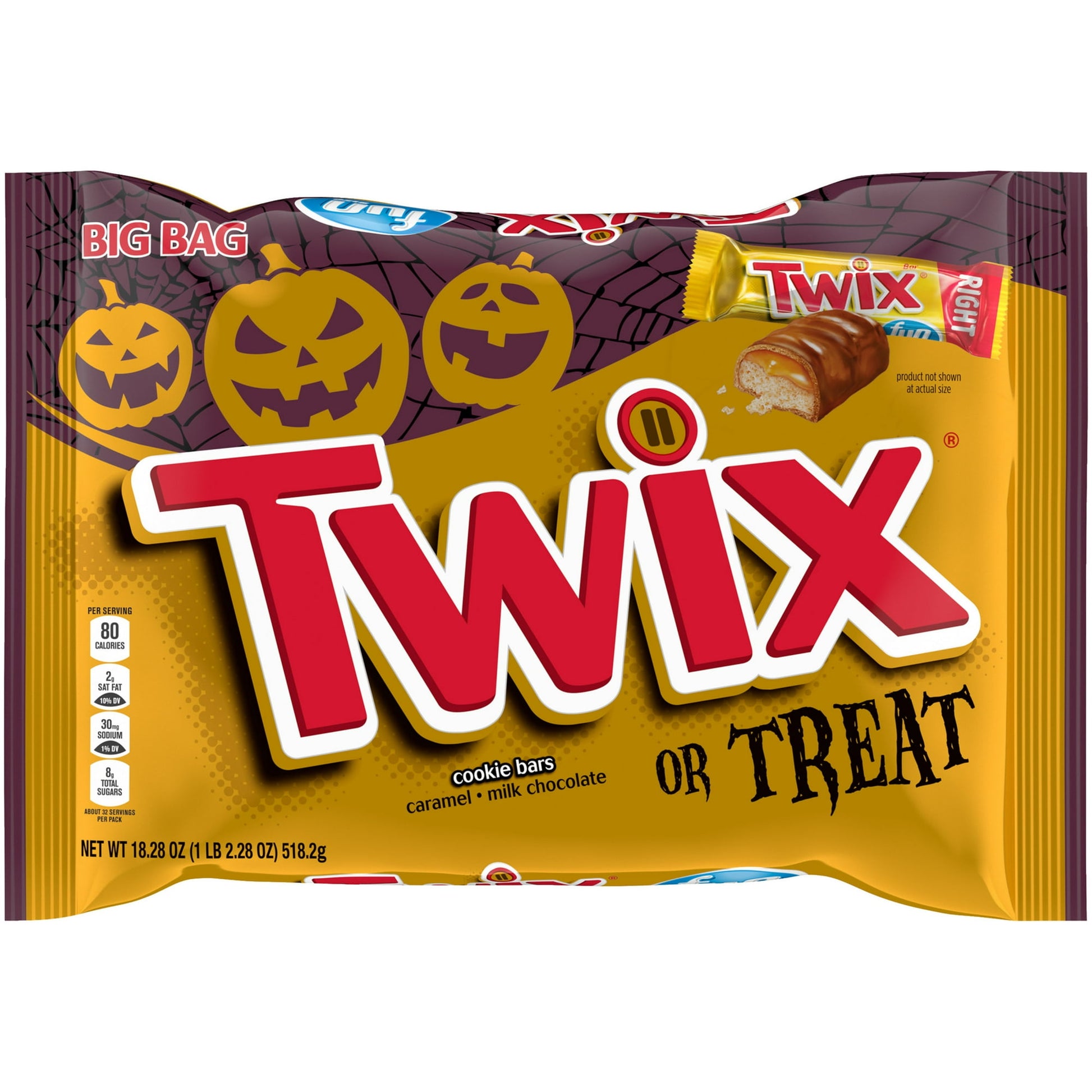 Halloween Themed Candy, Chocolate candy bar package with Halloween-themed design