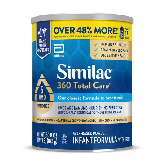 Infant formula powder designed to provide complete nutrition for babies