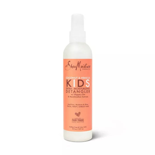 Kids Extra-Moisturizing Detangler bottle on a white background