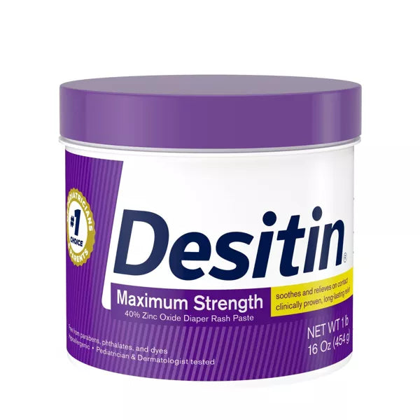 Maximum Strength Diaper Rash Paste.