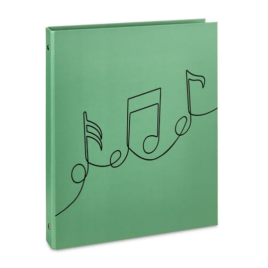Pen+Gear Fashion 1" Round-Ring Binder, Music Notes