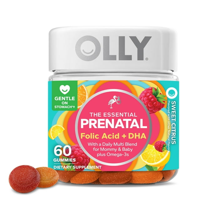 Prenatal vitamin supplement for pregnancy health and baby development