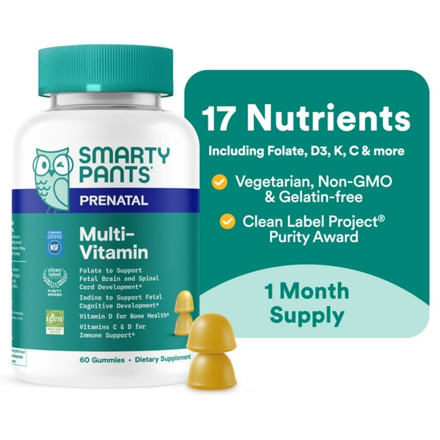 Prenatal vitamin supplement for pregnancy health and baby development