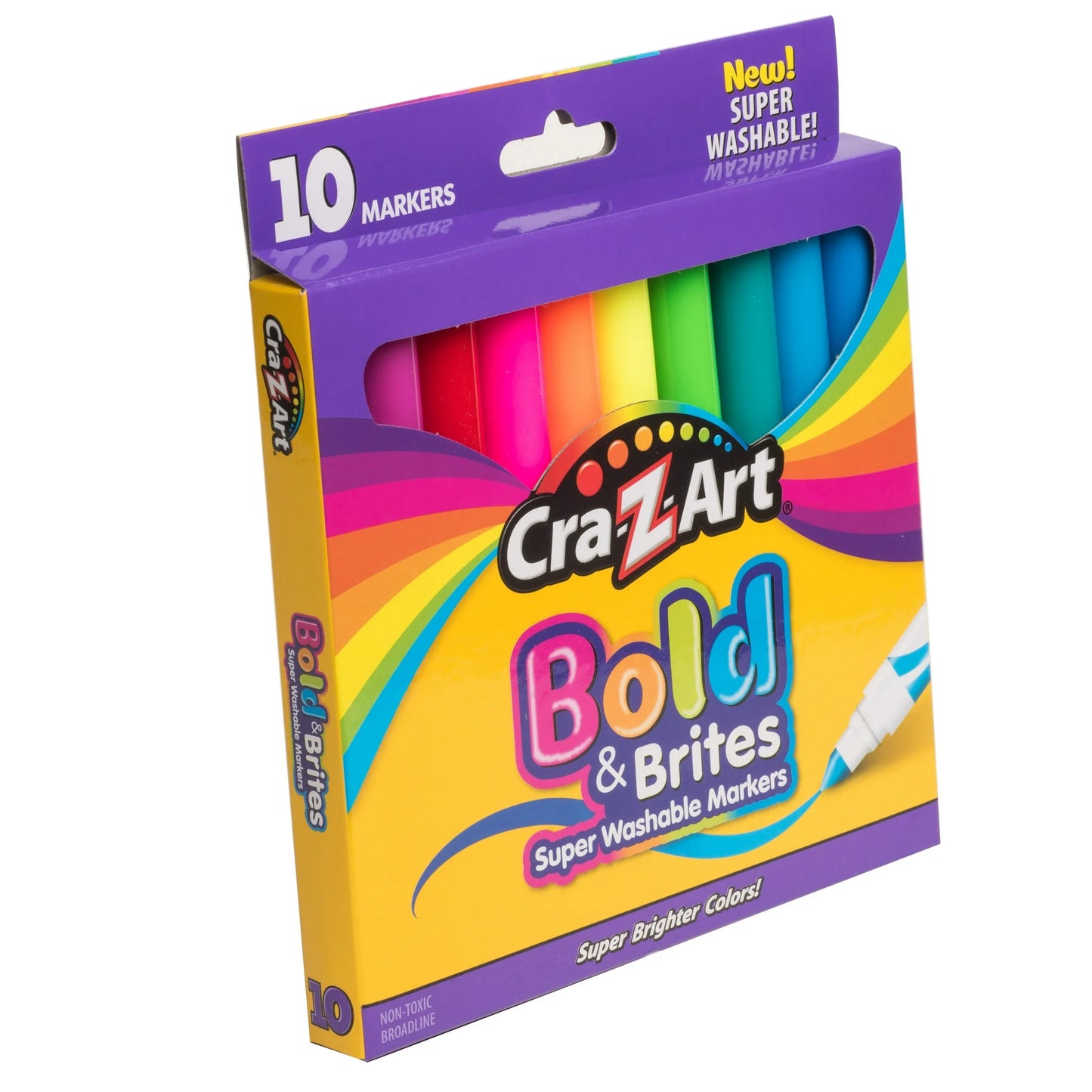 Set of color markers for drawing and coloring