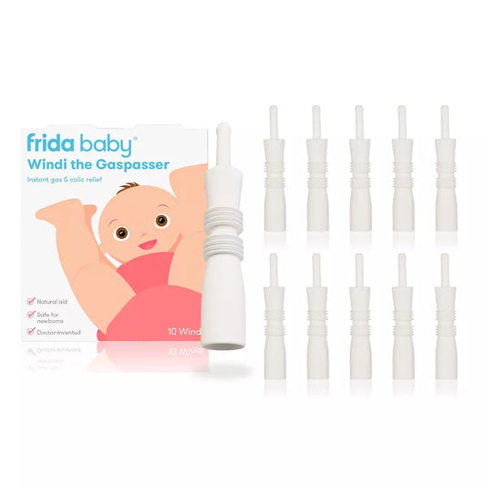 Soft single-use gas relief tube for babies to ease colic and discomfort