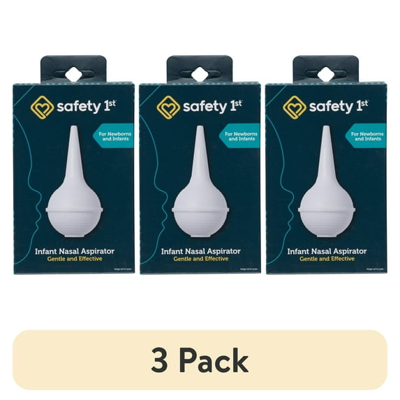 Three packages of Infant Nasal Aspirator on a white background