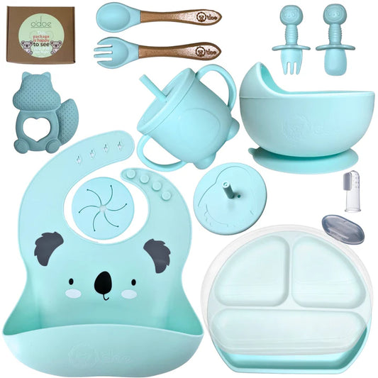 O'doe Cute Critter Silicone Weaning Set