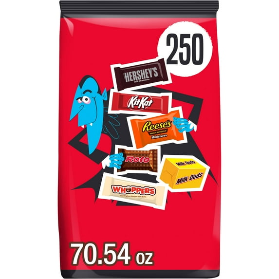 Hershey Assorted Flavored Halloween Candy, Bulk Bag 70.54 oz