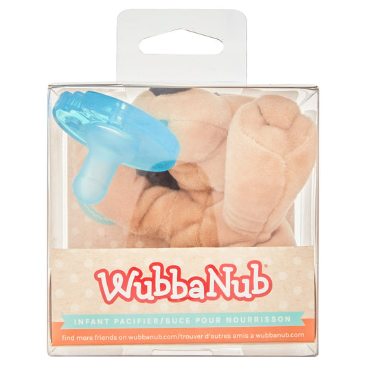 WubbaNub Brown Puppy Pacifier , 0-6 Months