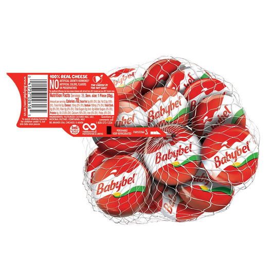 Mini Babybel Original Semisoft Cheese, 26 ct
