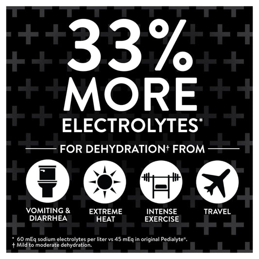 Pedialyte AdvancedCare Plus Electrolyte Solution Berry Frost, 33.8 fl. oz., 3 pk.