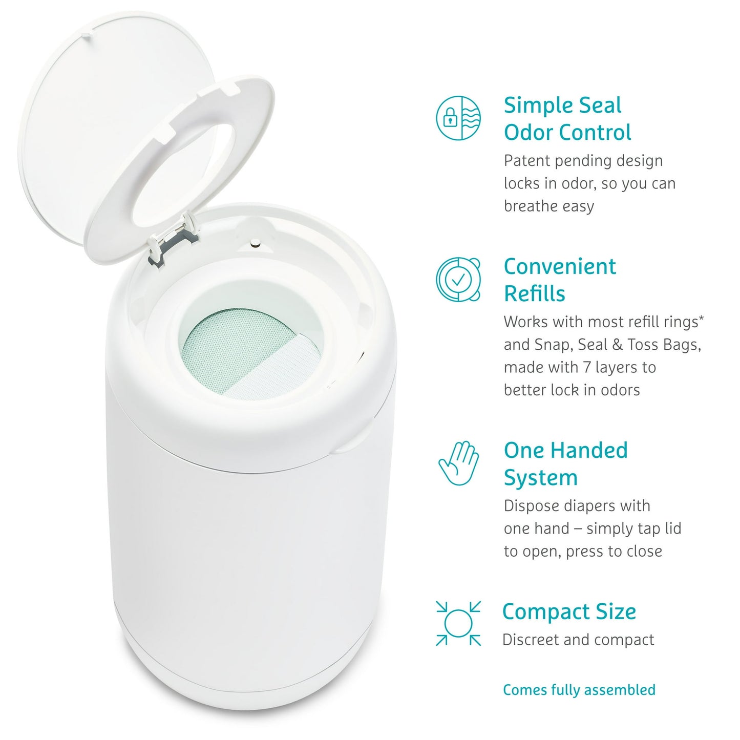 Diaper disposal product – convenient and practical item used for storing or managing baby diapers at home or on the go