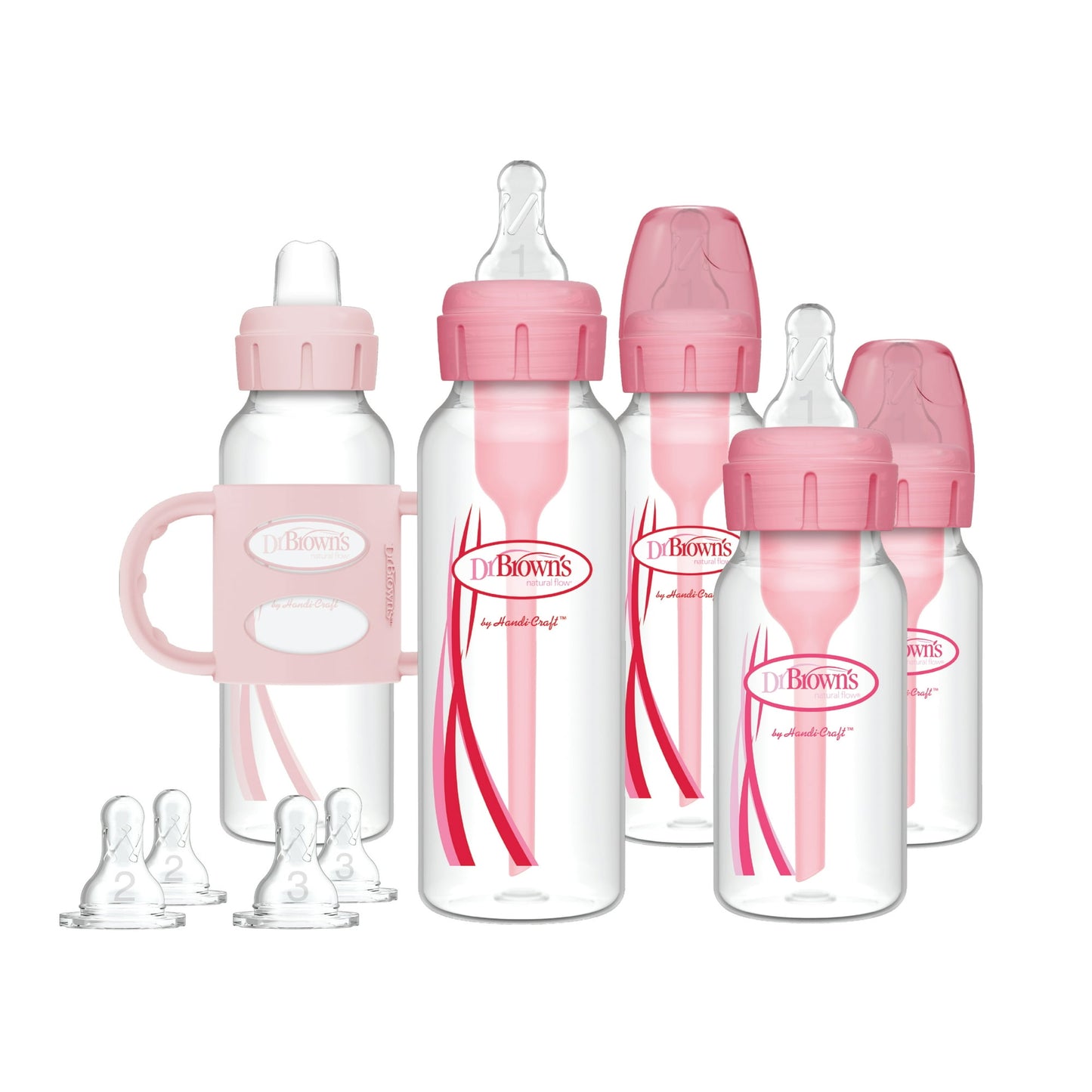 Dr. Brown's Natural Flow Anti-Colic Options+ First Year Baby Bottle Gift Set, BPA free, 0m+