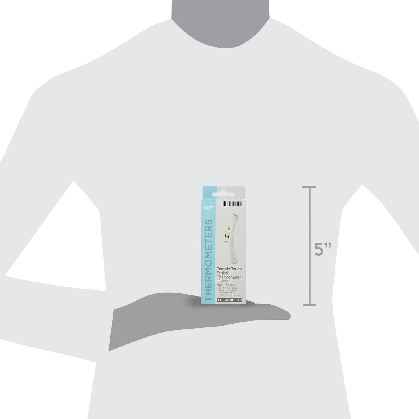 Equate Temple Touch 6-Second Digital Thermometer