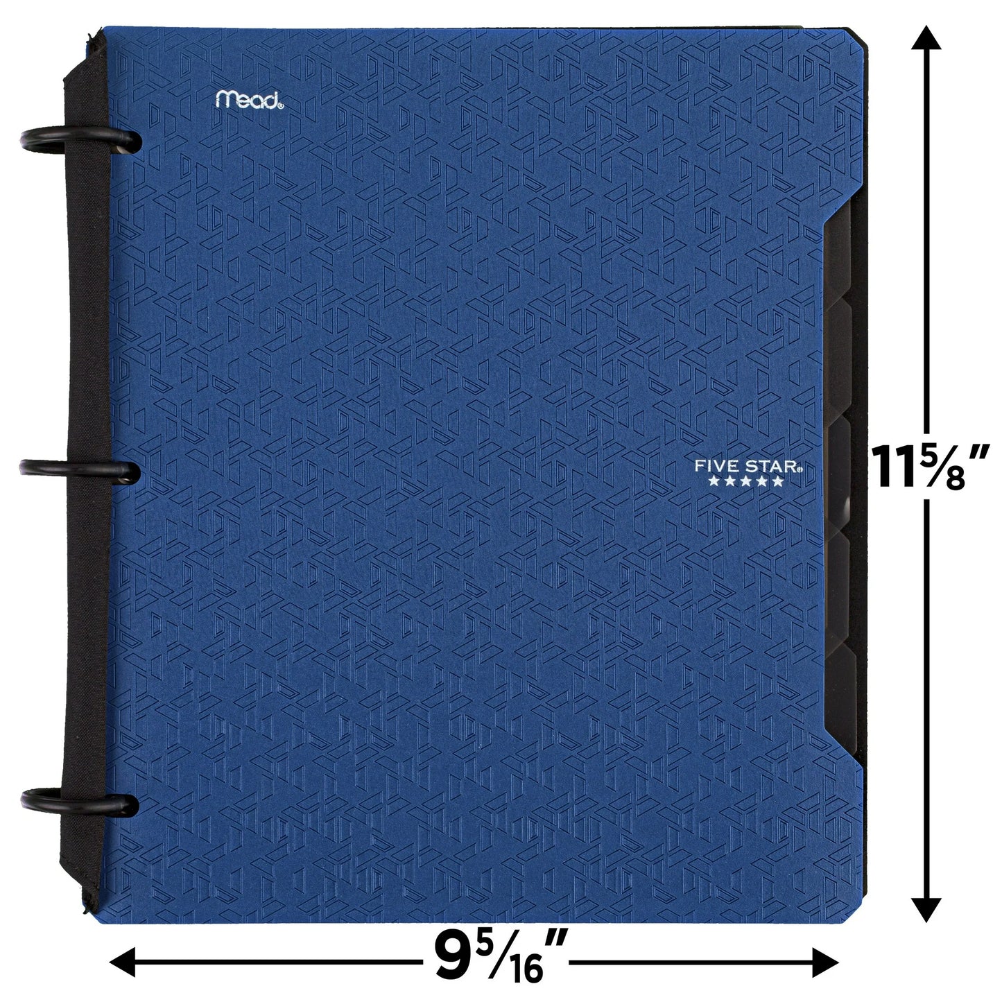 Five Star Flex Refillable College Ruled Notebook Plus Study App, 1", Pacific Blue, Plastic, 3 Ring, 60 Sheets