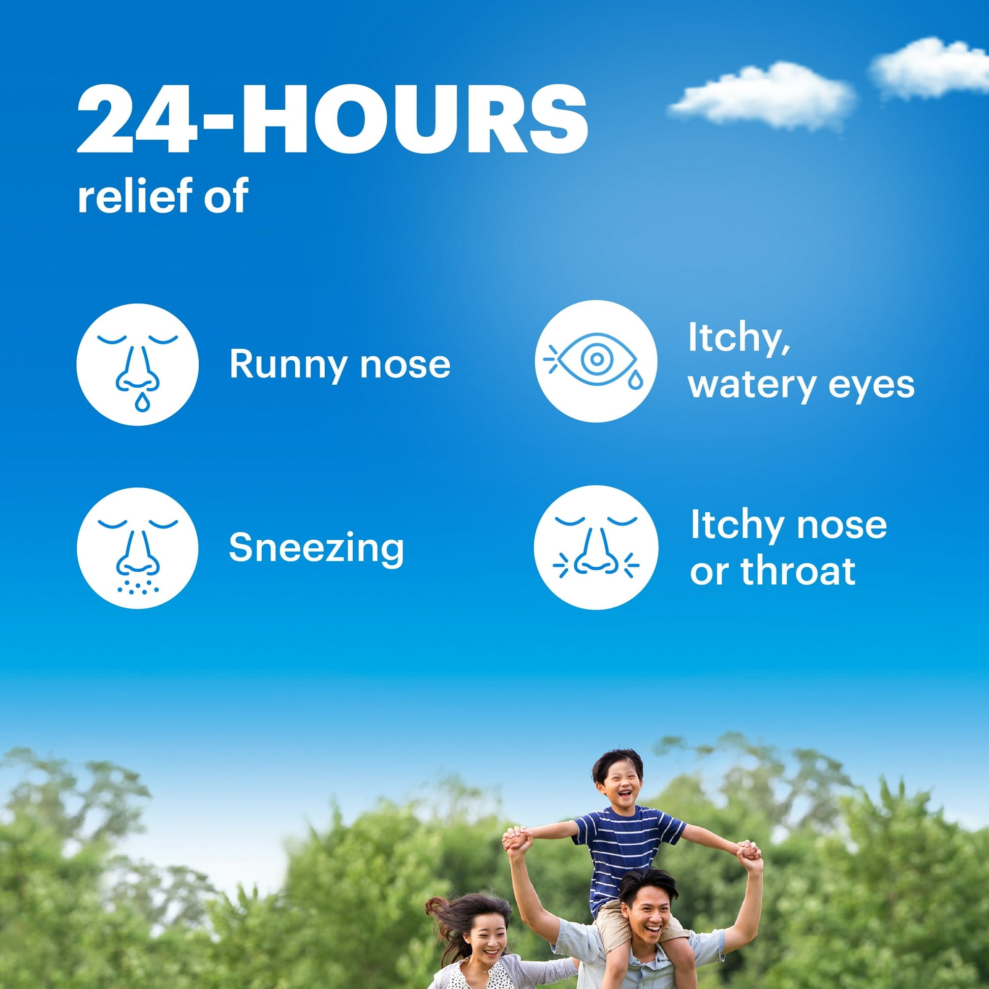 Image displays text and graphs for a gentle relief products