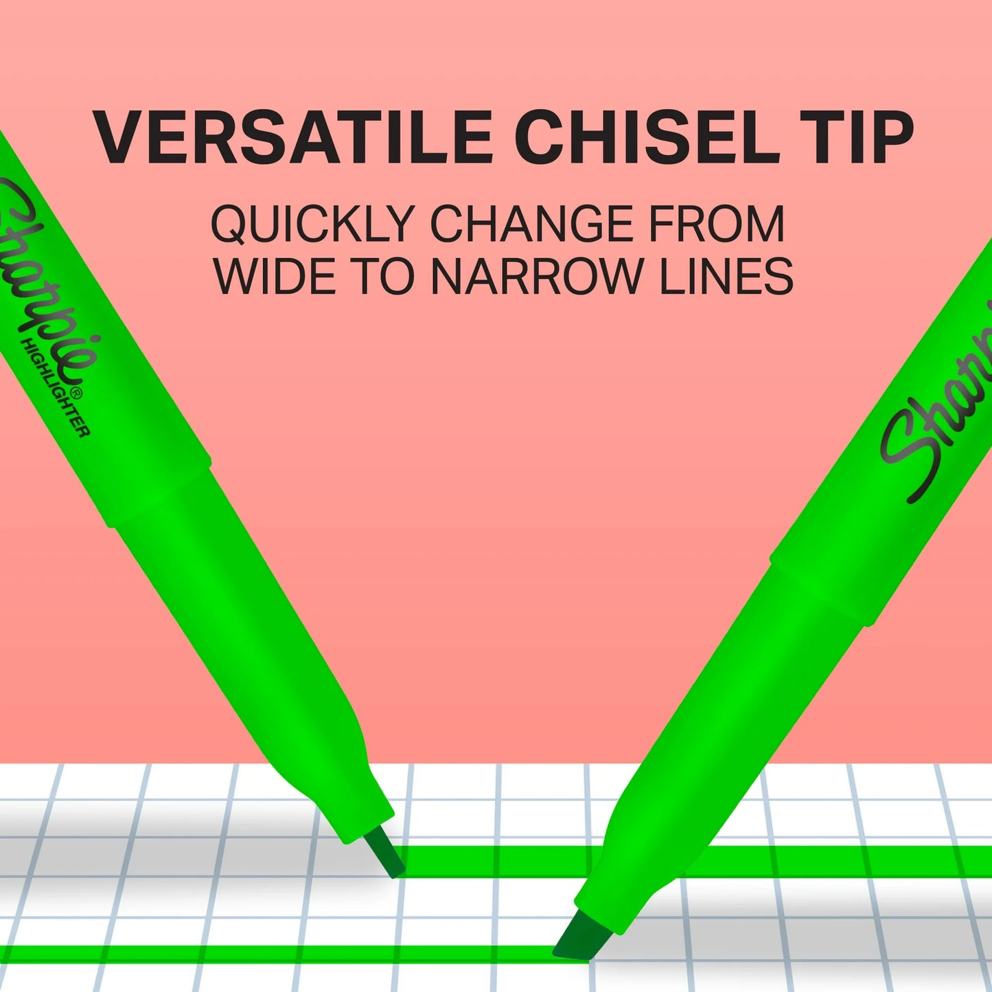 Sharpie Pocket Style Highlighters, Chisel Tip, Assorted, 4 Pack