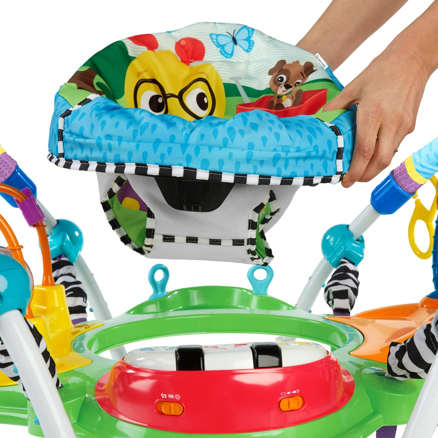 Baby activity jumper – engaging play item designed to encourage movement, exploration, and sensory development for little ones