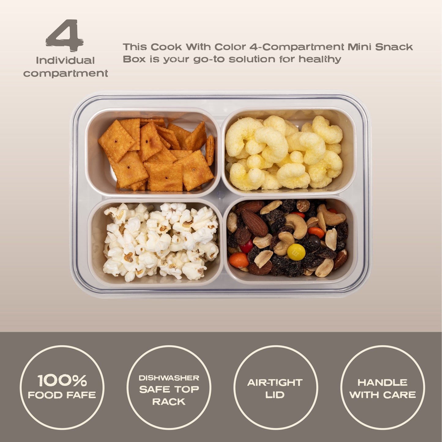 Experience premium quality and reliable performance with this versatile snack box, designed for durability, convenience, and everyday use across multiple needs.