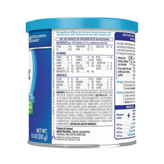 Similac Advance Powder Baby Formula With Iron, Has DHA & Lutein, 12.4-oz Can