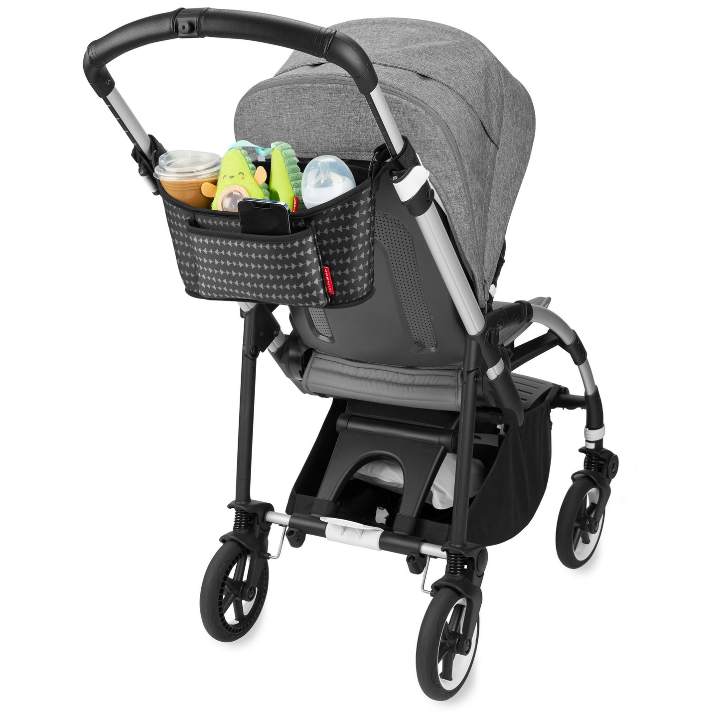 Image displaying a baby stroller with a baby stroller accessory – convenient add-on designed to make outings easier and more comfortable for caregivers and little ones