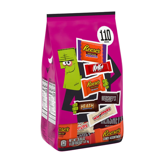 Hershey Assorted Flavored Halloween Candy, Bulk Bag 35.93 oz