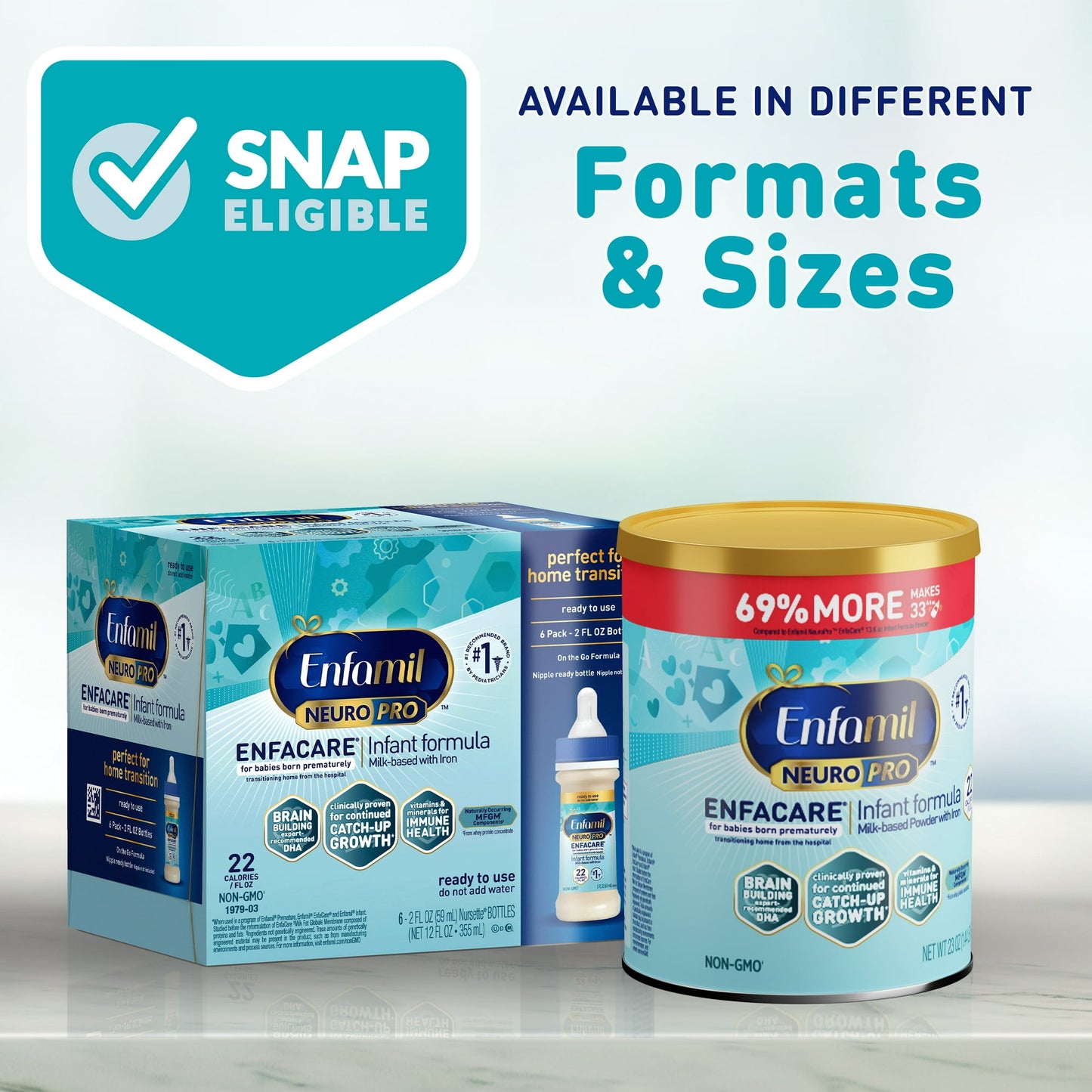 Enfamil NeuroPro EnfaCare Premature Discharge Liquid Baby Formula